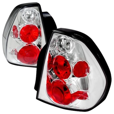 Overtime Altezza Tail Light for 04 to 06 Chevrolet Malibu- Chrome - 15 x 20 x 30 in. OV3198099